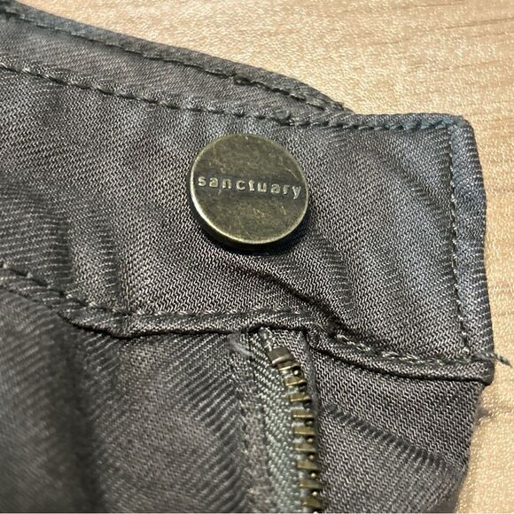 Sanctuary Admiral Skinny Utility Pants Fatigue Olive Green Size 27 - Picture 6 of 12